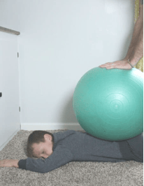 Kids Activities Using a Yoga Ball
