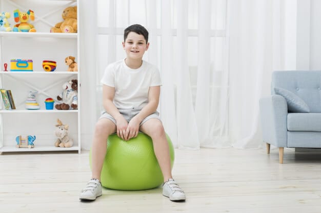 Kids Activities Using a Yoga Ball