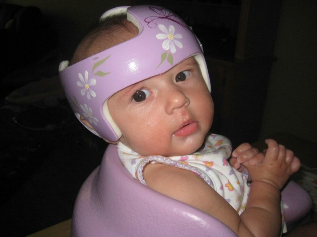 Infant full fashion face helmet