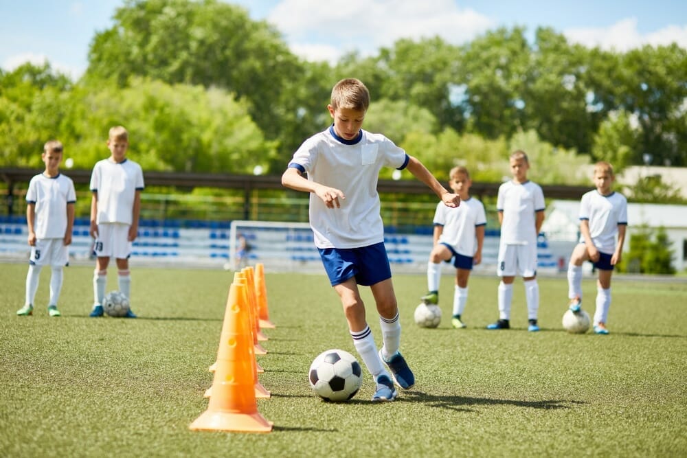 Children playing sports for Physical Therapy