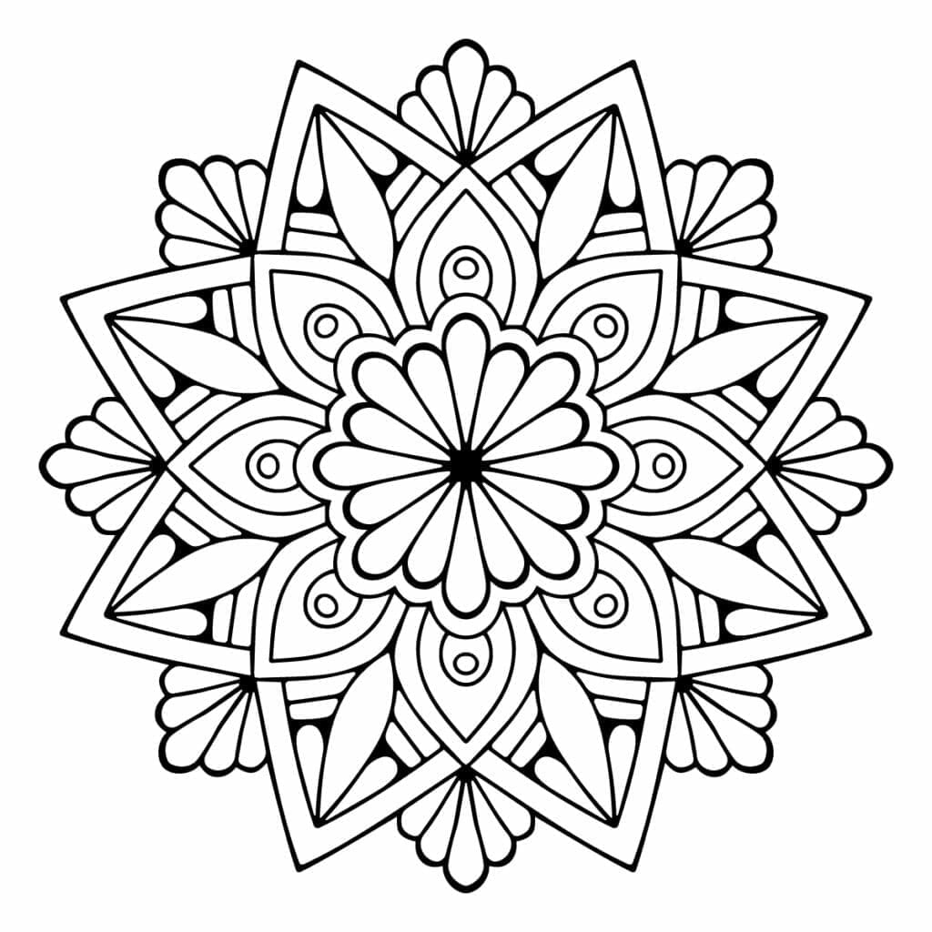 Mindfulness drawing or coloring